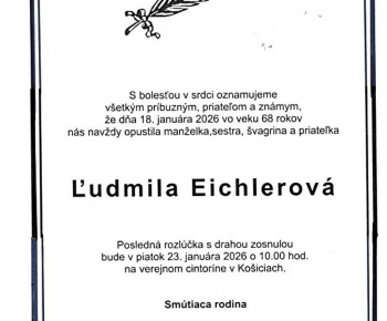 Aktuality / Smútočné oznámenie - foto