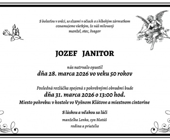 Aktuality / Smútočné oznámenie - foto