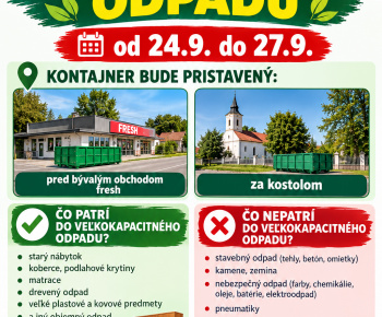 Aktuality / Veľkokapacitné kontajnery  - foto