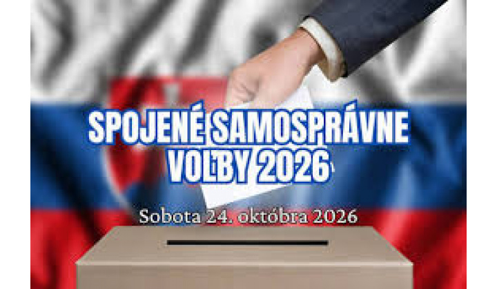 Voľby do orgánov samosprávy obcí a voľby do orgánov samosprávnych krajov - 24. 10.2026