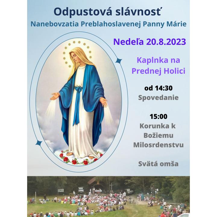 Odpustová slávnosť na Prednej Holici