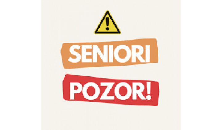 Oznam pre seniorov - nedajte sa oklamať podvodníkom