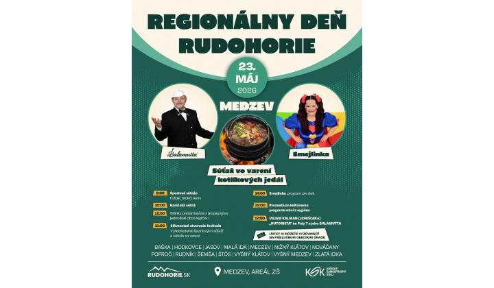 Regionálny deň Rudohorie - 23. 5. 2026