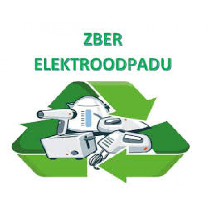 Zber elektroodpadu - 26. 5. 2025 o 9.00 hod.